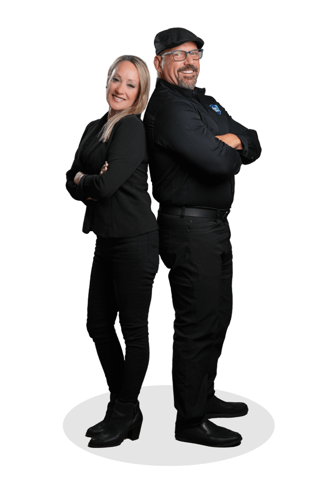 Fence website company owners - Sam and Anna