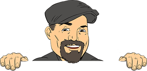 Sam's cartoon hiding