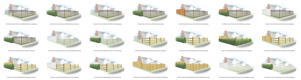 DotCom Global Media Fence Graphic Example